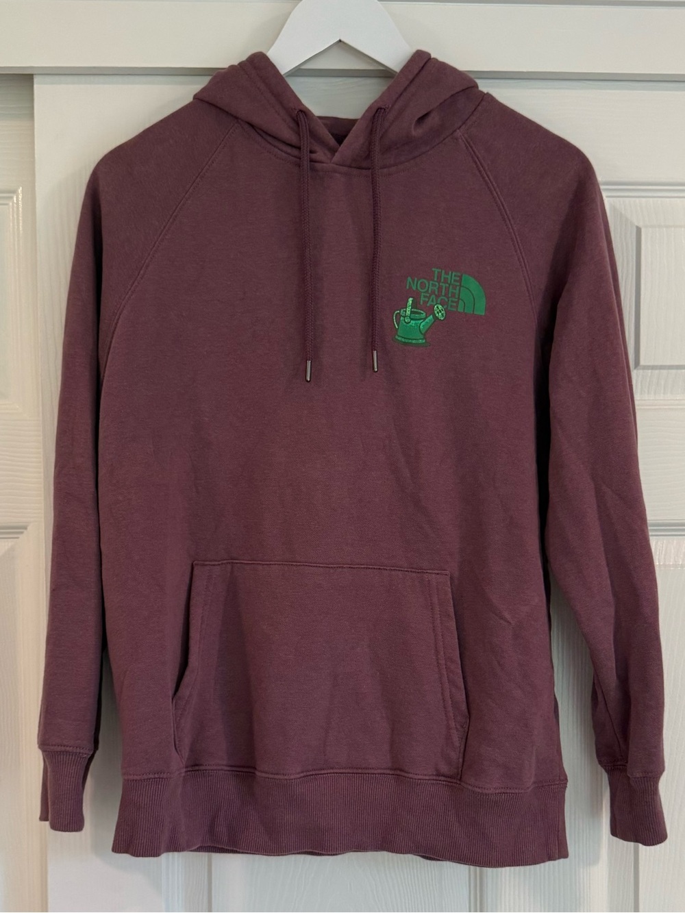 The North Face Crown Shyness Cotton Greenhouse Plant Hoodie in Midnight Mauve - Picture 2 of 6
